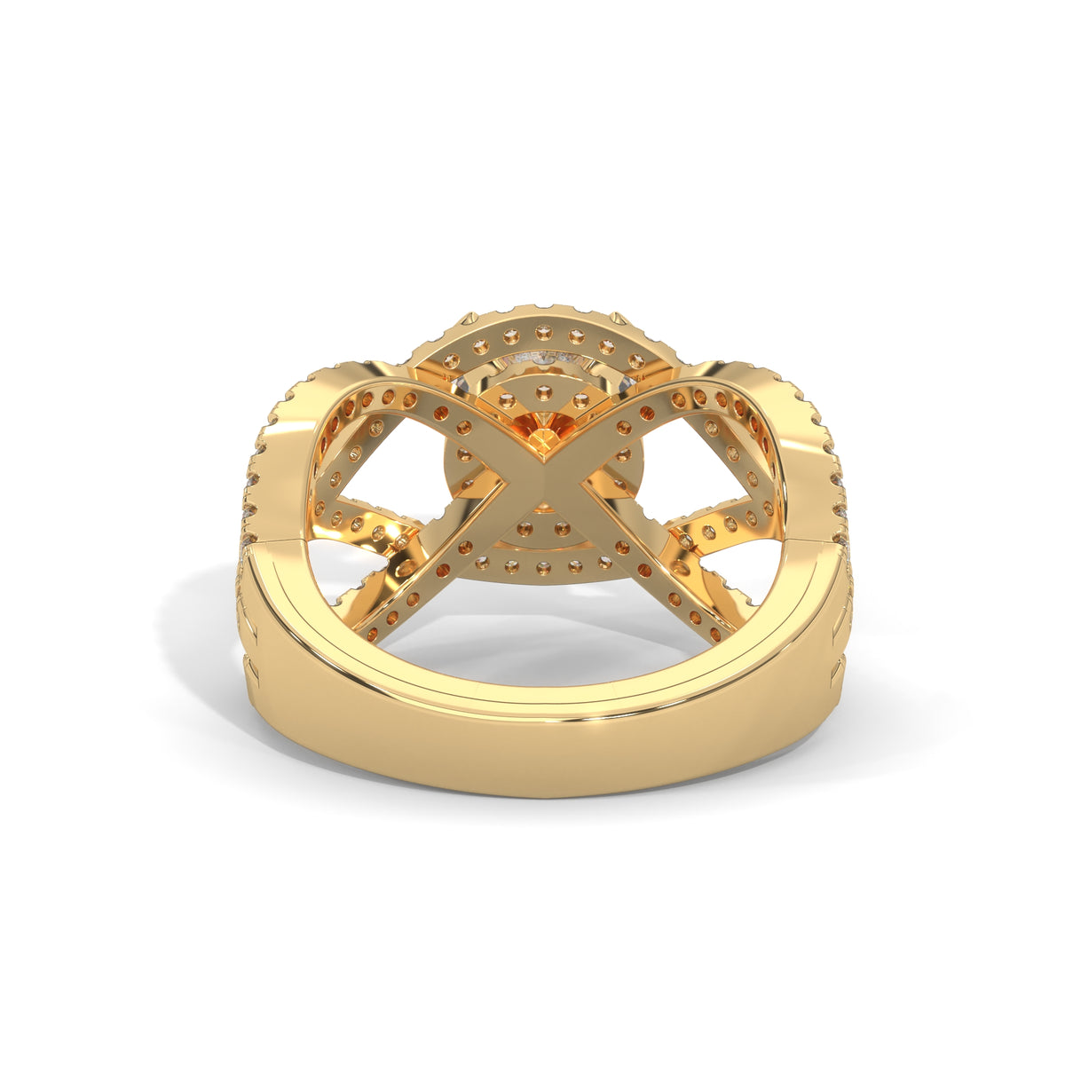 Infinity Braid Diamond Ring