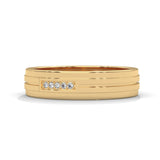 Parallel Lines Diamond Band Ring