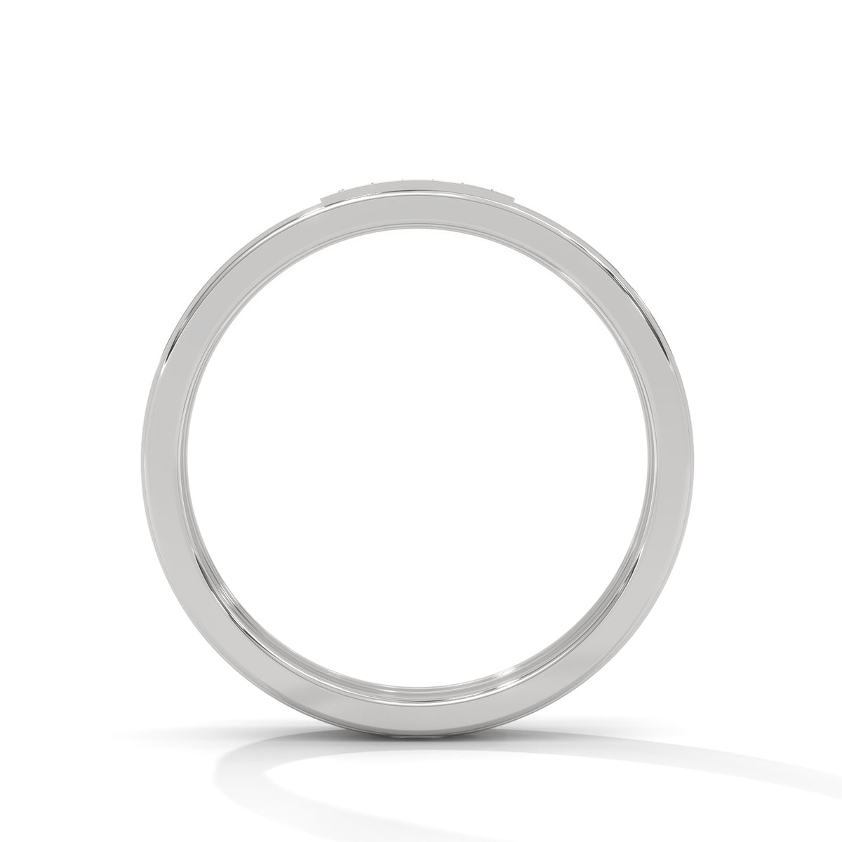 Parallel Lines Diamond Band Ring