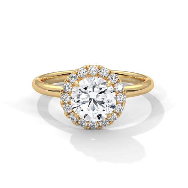 Celestial Bloom Halo Ring