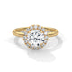 Celestial Bloom Halo Ring