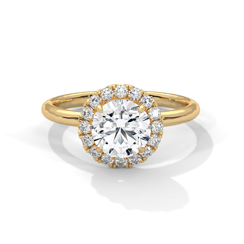 Celestial Bloom Halo Ring