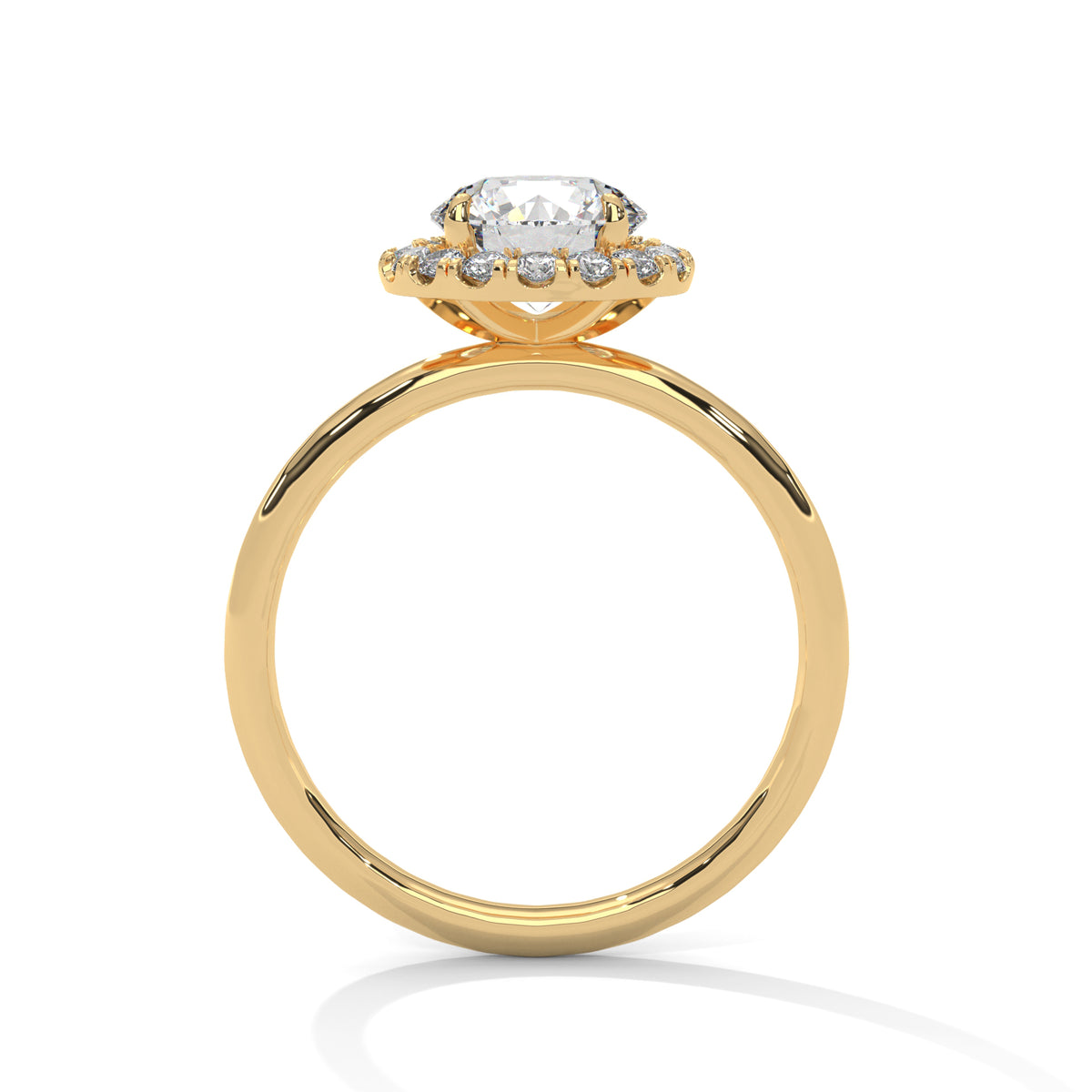 Celestial Bloom Halo Ring