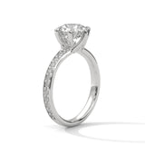 Crown Radiance Solitaire Ring