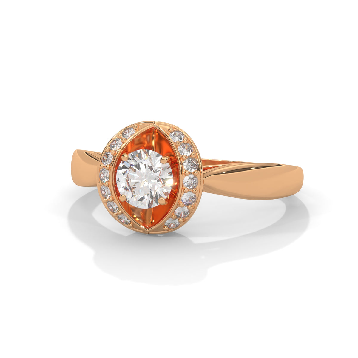 Celestial Embrace Halo Ring