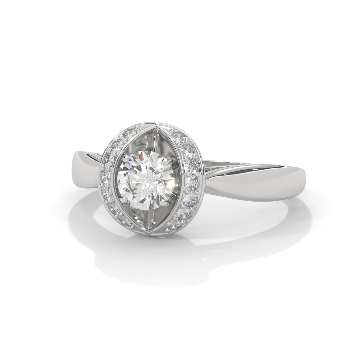 Celestial Embrace Halo Ring