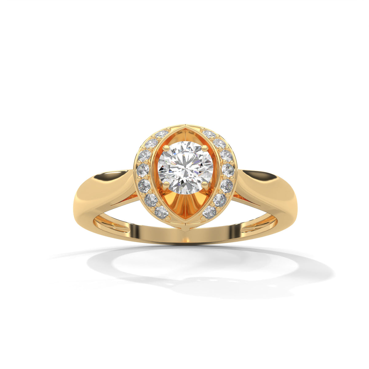 Celestial Embrace Halo Ring