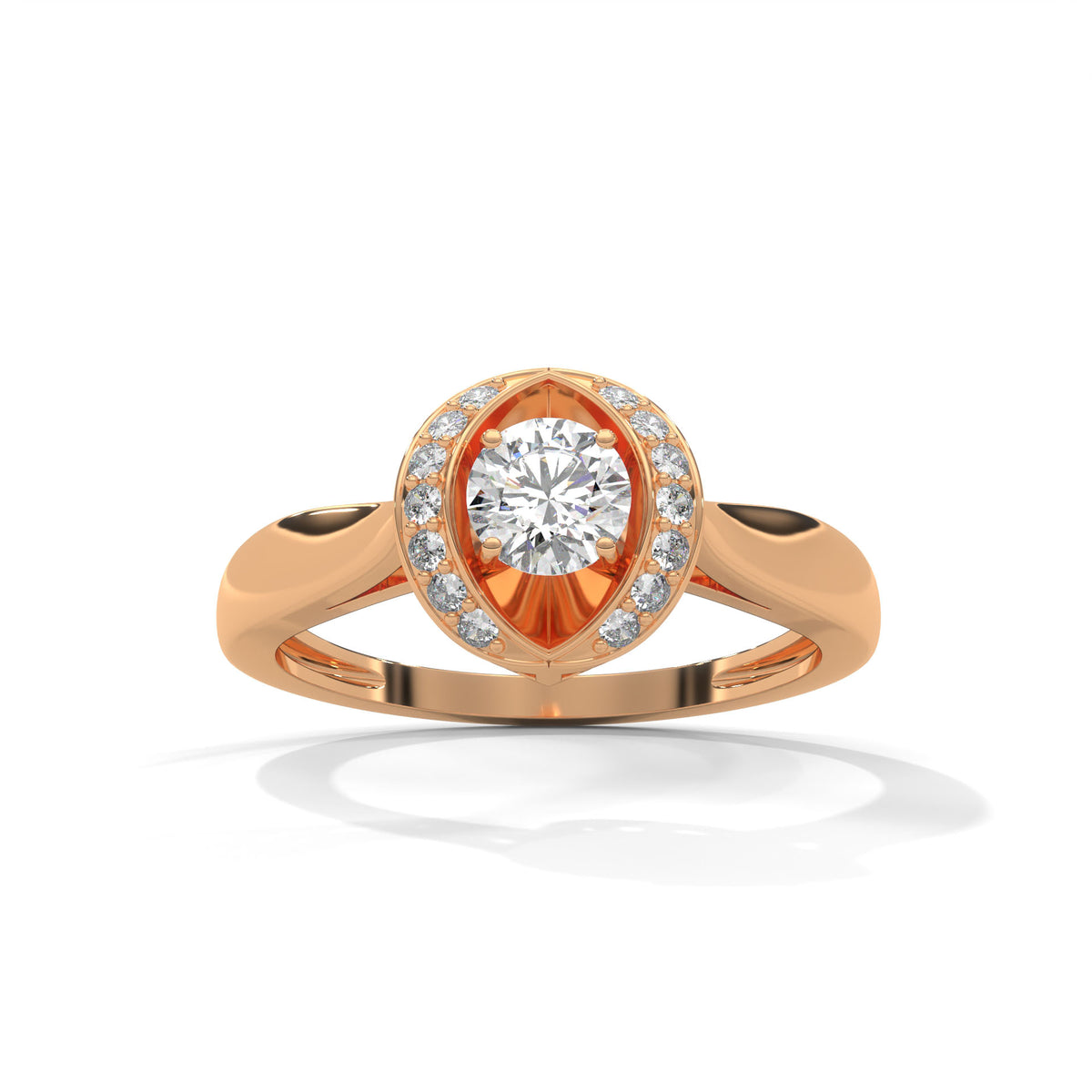 Celestial Embrace Halo Ring