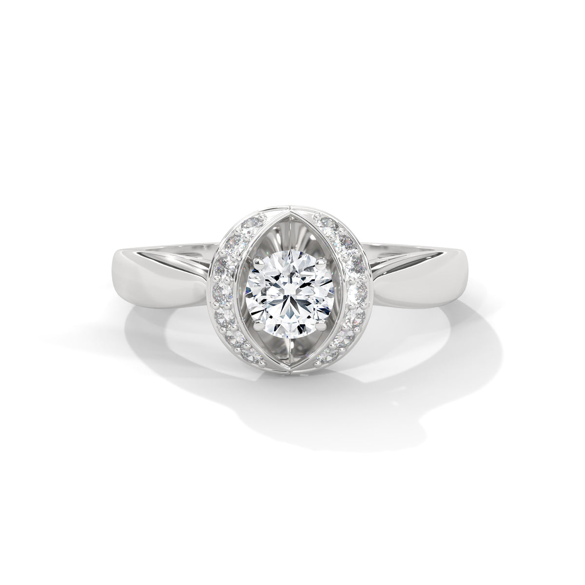 Celestial Embrace Halo Ring