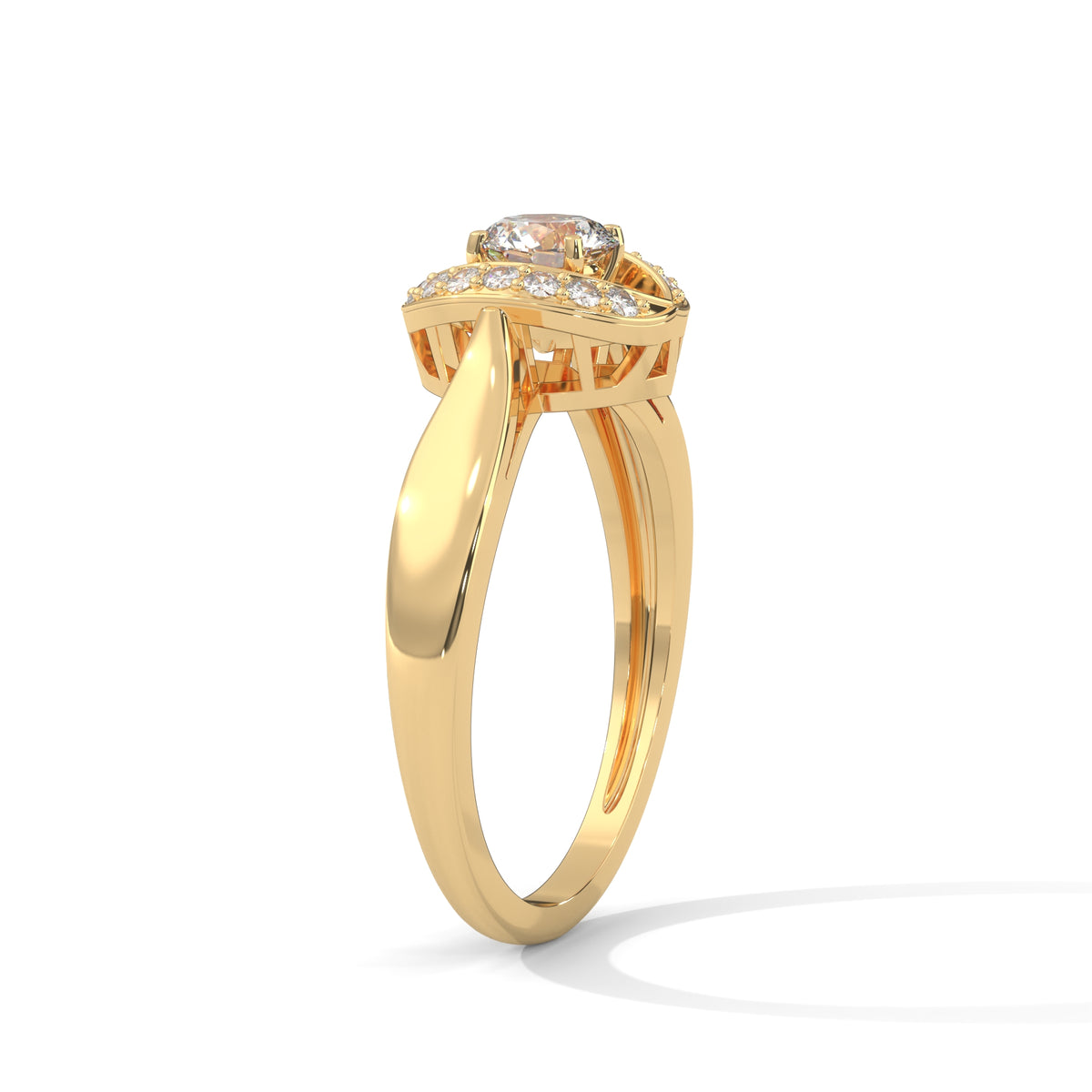 Celestial Embrace Halo Ring
