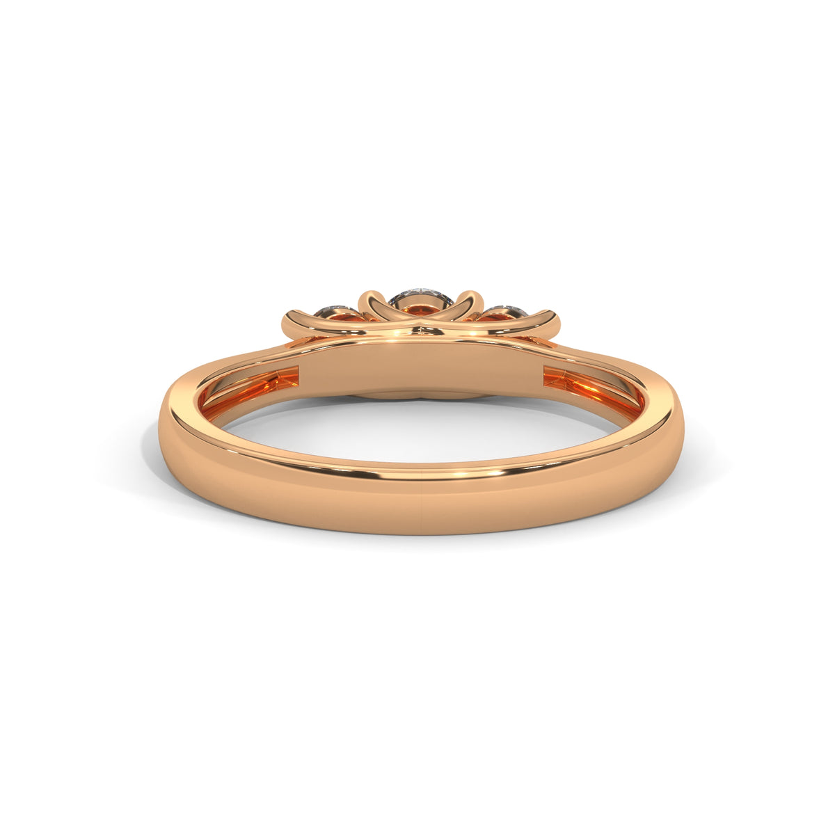 Celestial Trio Solitaire Ring