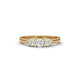 Celestial Trio Solitaire Ring