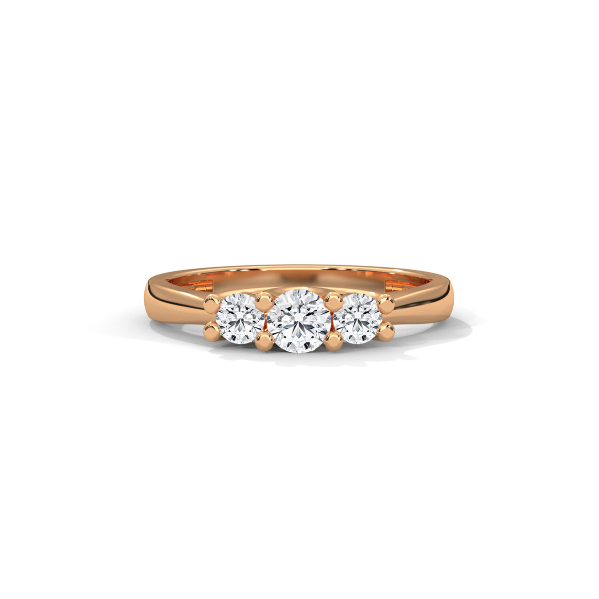 Celestial Trio Solitaire Ring