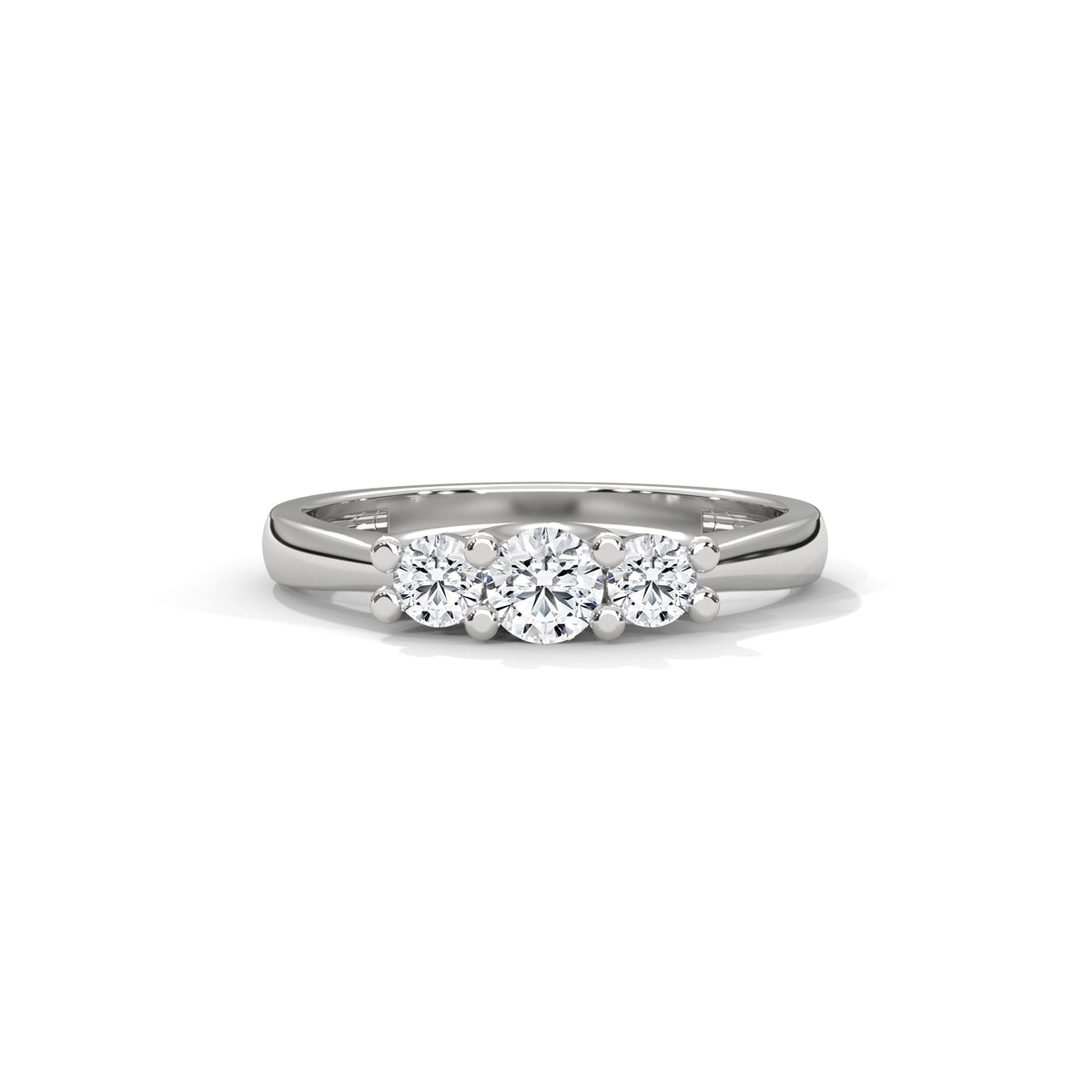 Celestial Trio Solitaire Ring