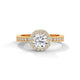 Celestial Halo Solitaire Ring