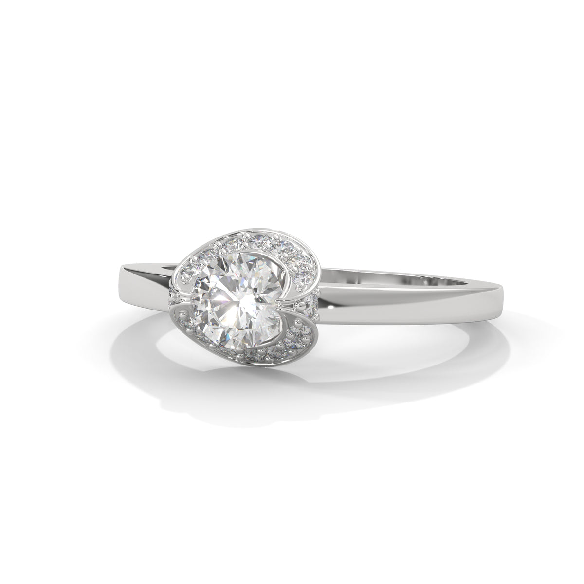 Celestial Bloom Halo Ring