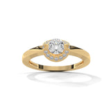 Celestial Bloom Halo Ring