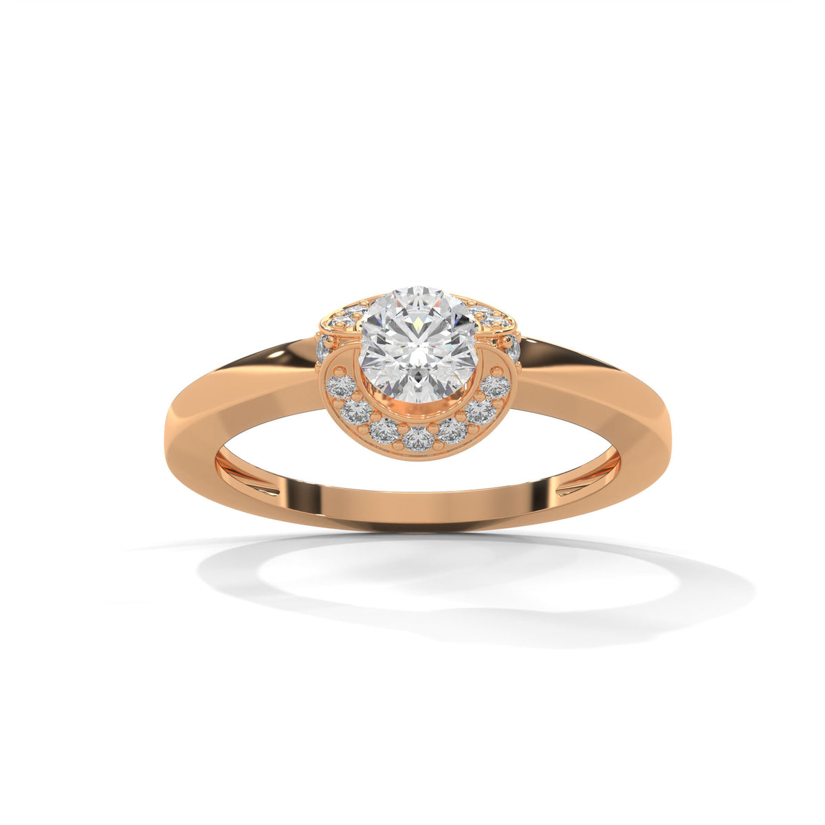 Celestial Bloom Halo Ring