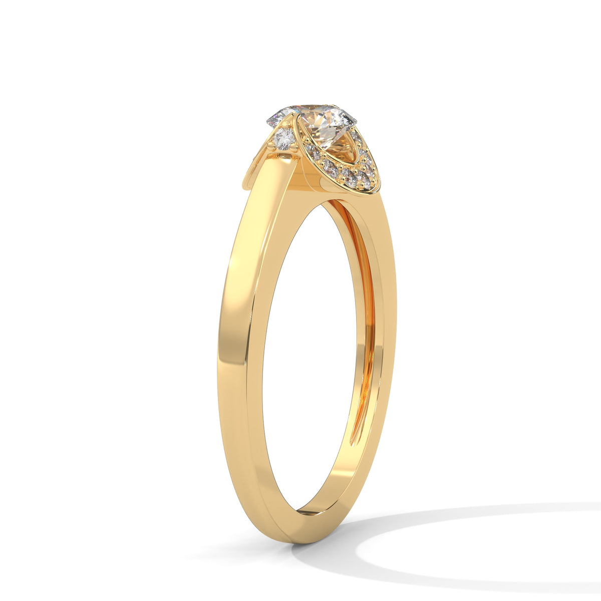 Celestial Bloom Halo Ring