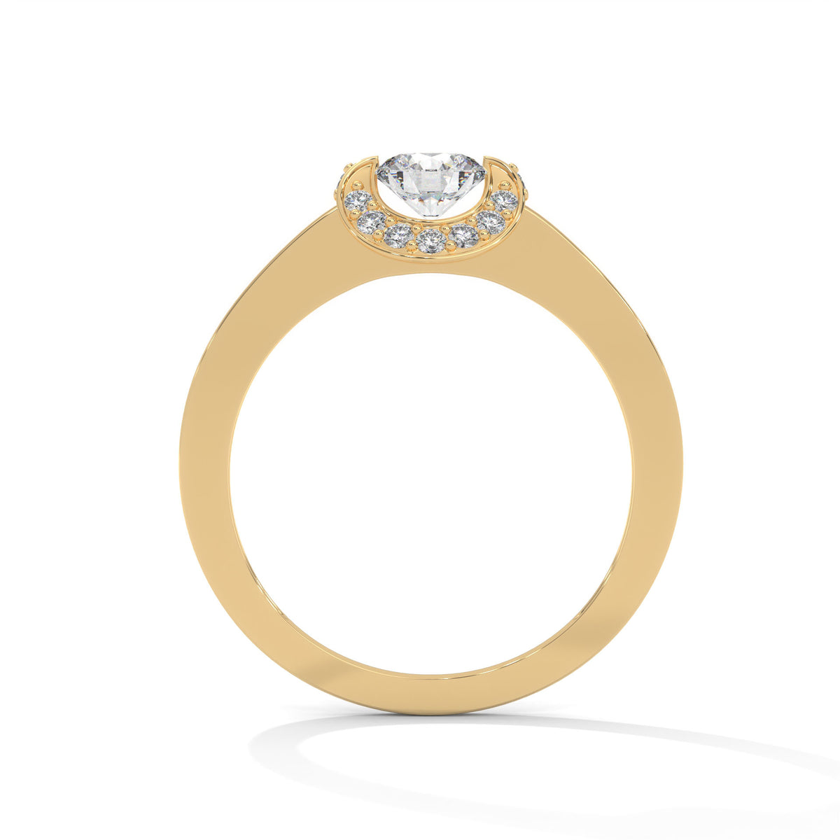 Celestial Bloom Halo Ring