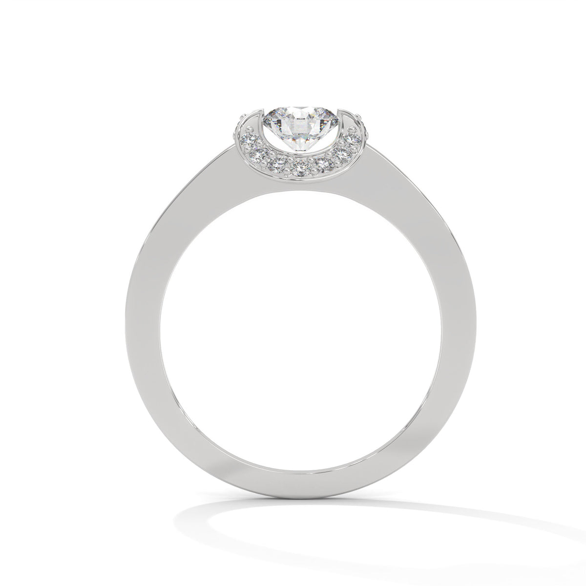 Celestial Bloom Halo Ring