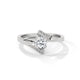 Crossing Currents Solitaire Ring