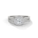 Celestial Halo Solitaire Ring