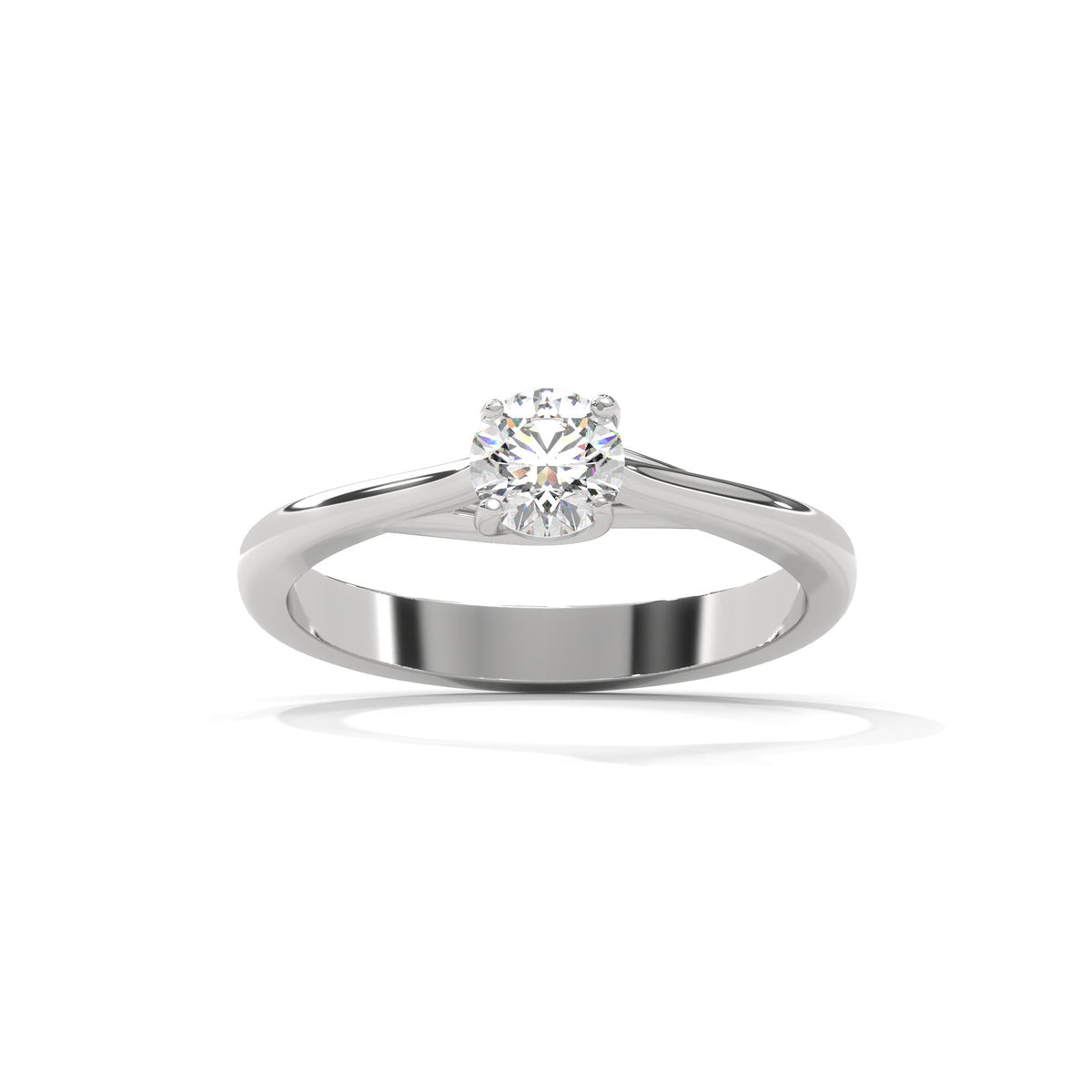 Timeless Arch Solitaire Ring