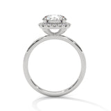 Celestial Halo Solitaire Ring