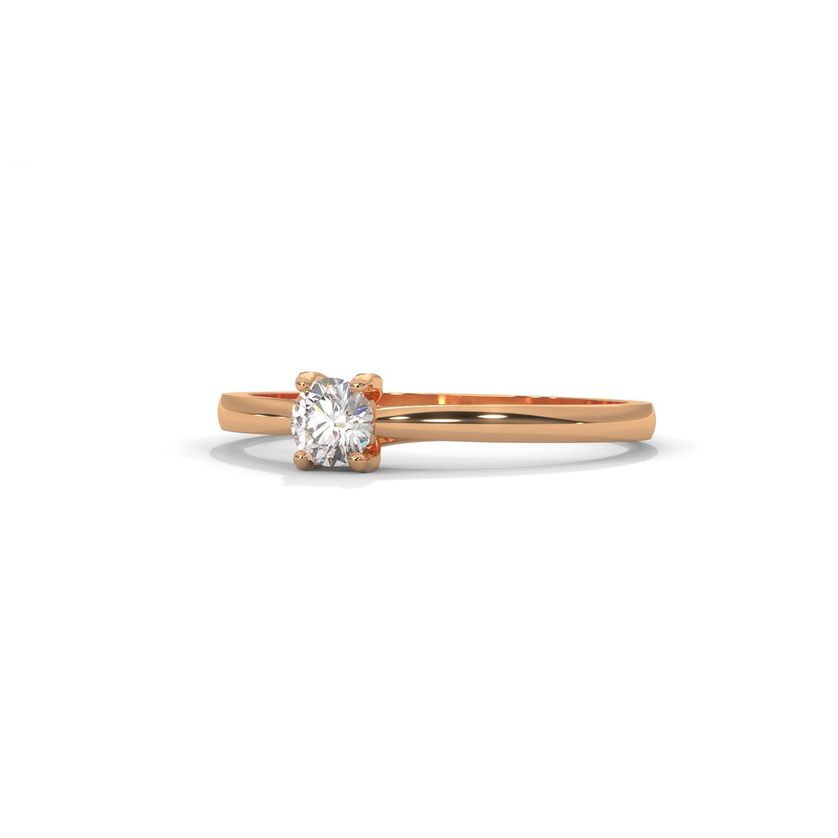 First Light Solitaire Ring