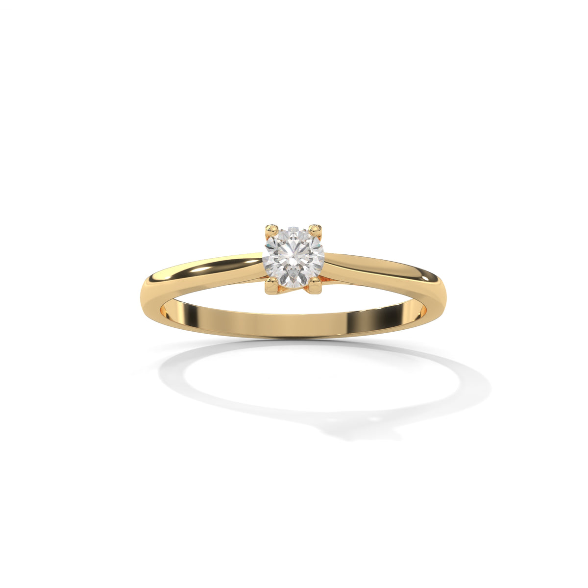 First Light Solitaire Ring