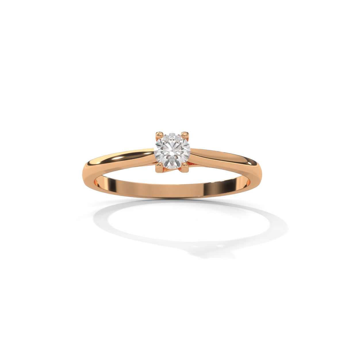 First Light Solitaire Ring