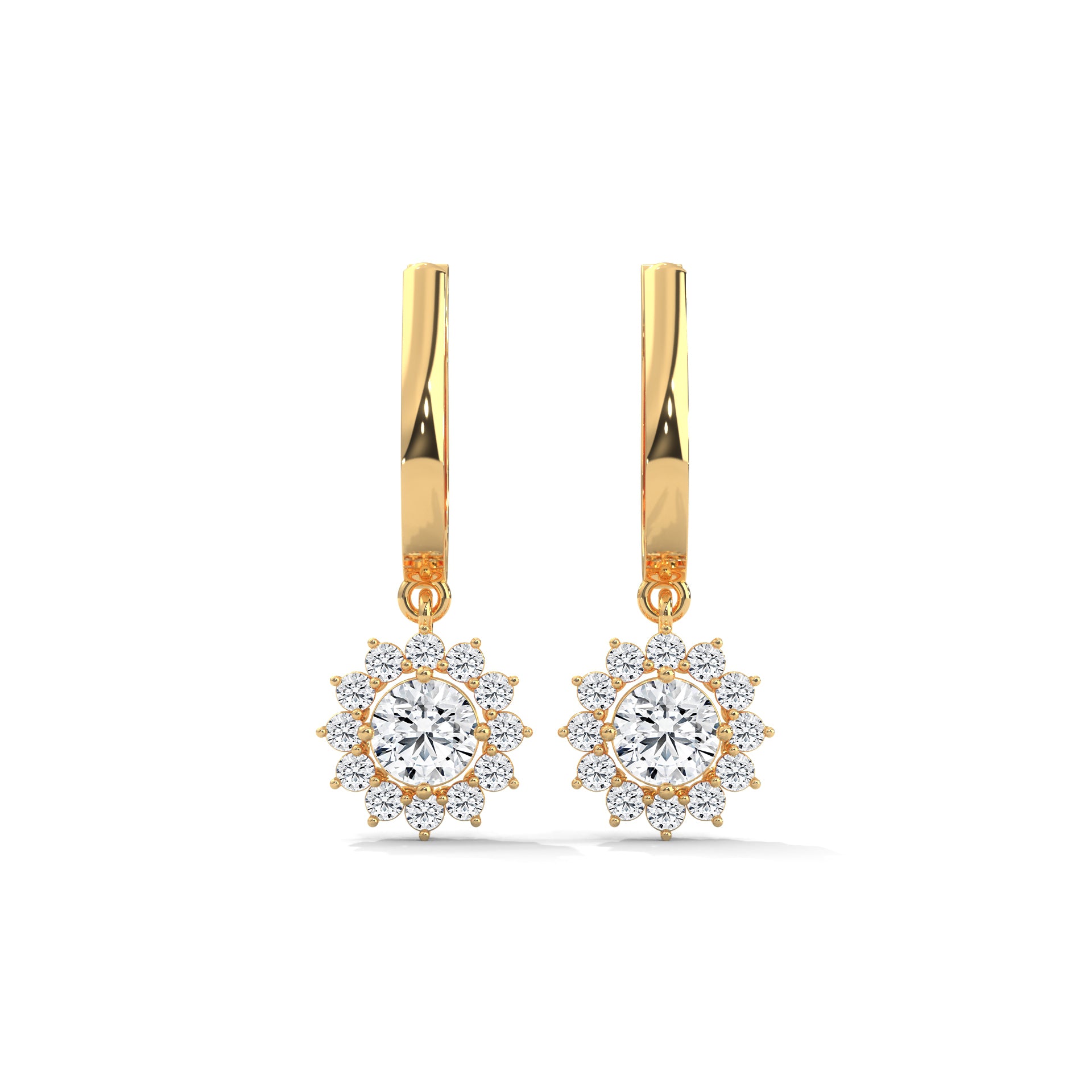 Celestial Bloom Halo Danglers