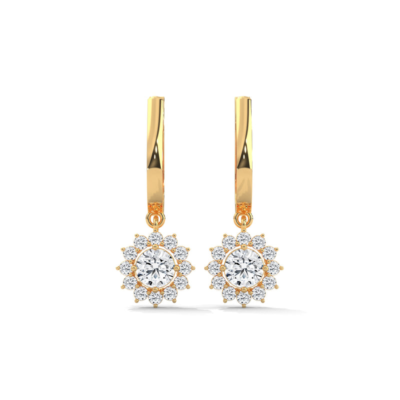 Celestial Bloom Halo Danglers