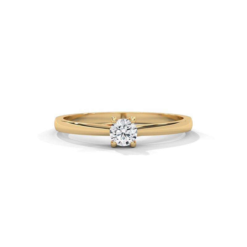 First Light Solitaire Ring