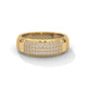 Bold Pavé Fortress Men's Ring