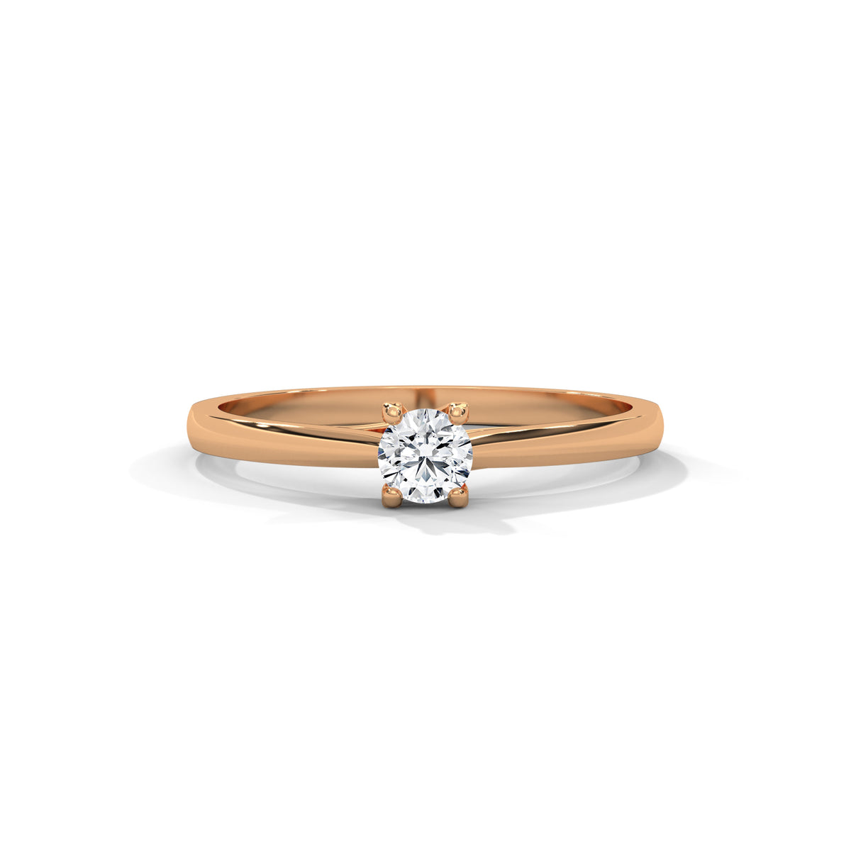 First Light Solitaire Ring
