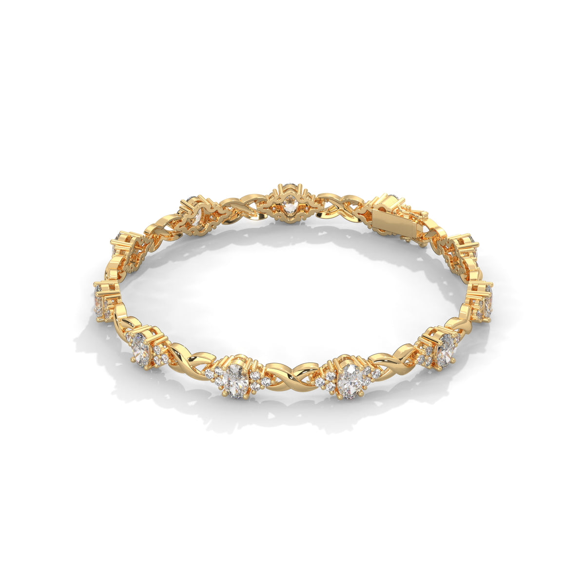Midnight Bloom Infinity Bracelet