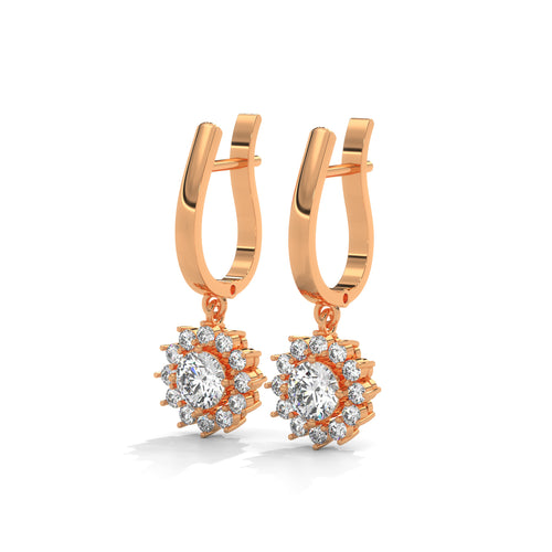 Celestial Bloom Halo Danglers
