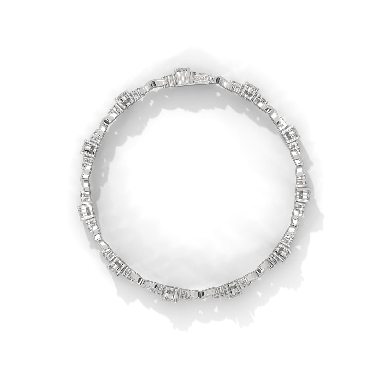 Midnight Bloom Infinity Bracelet