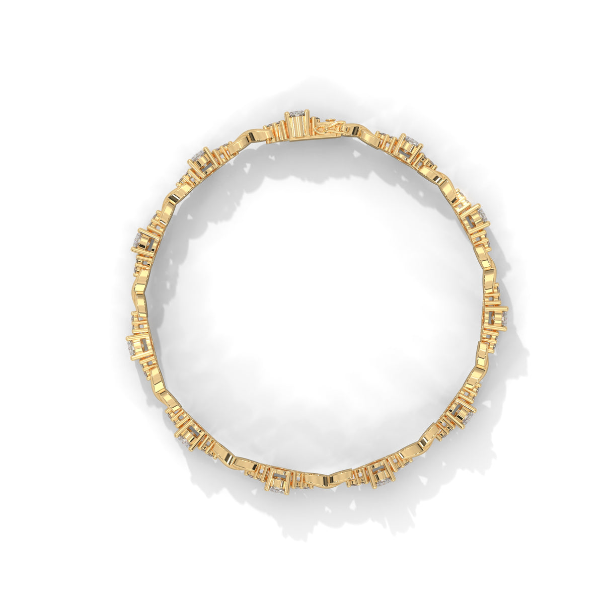 Midnight Bloom Infinity Bracelet