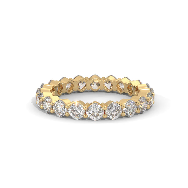 Endless Cushion Eternity Ring