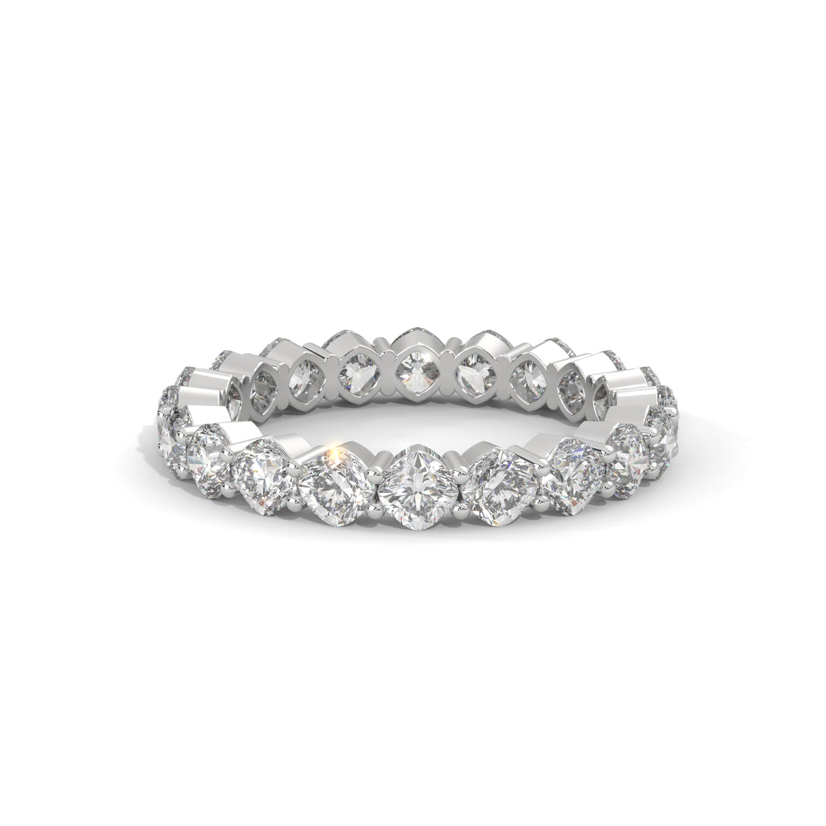 Endless Cushion Eternity Ring