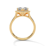 Devoted Heart Halo Ring