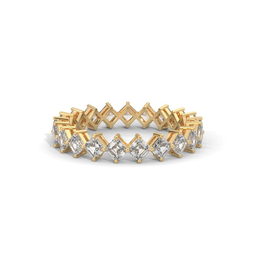 Cascading Squares Eternity Ring