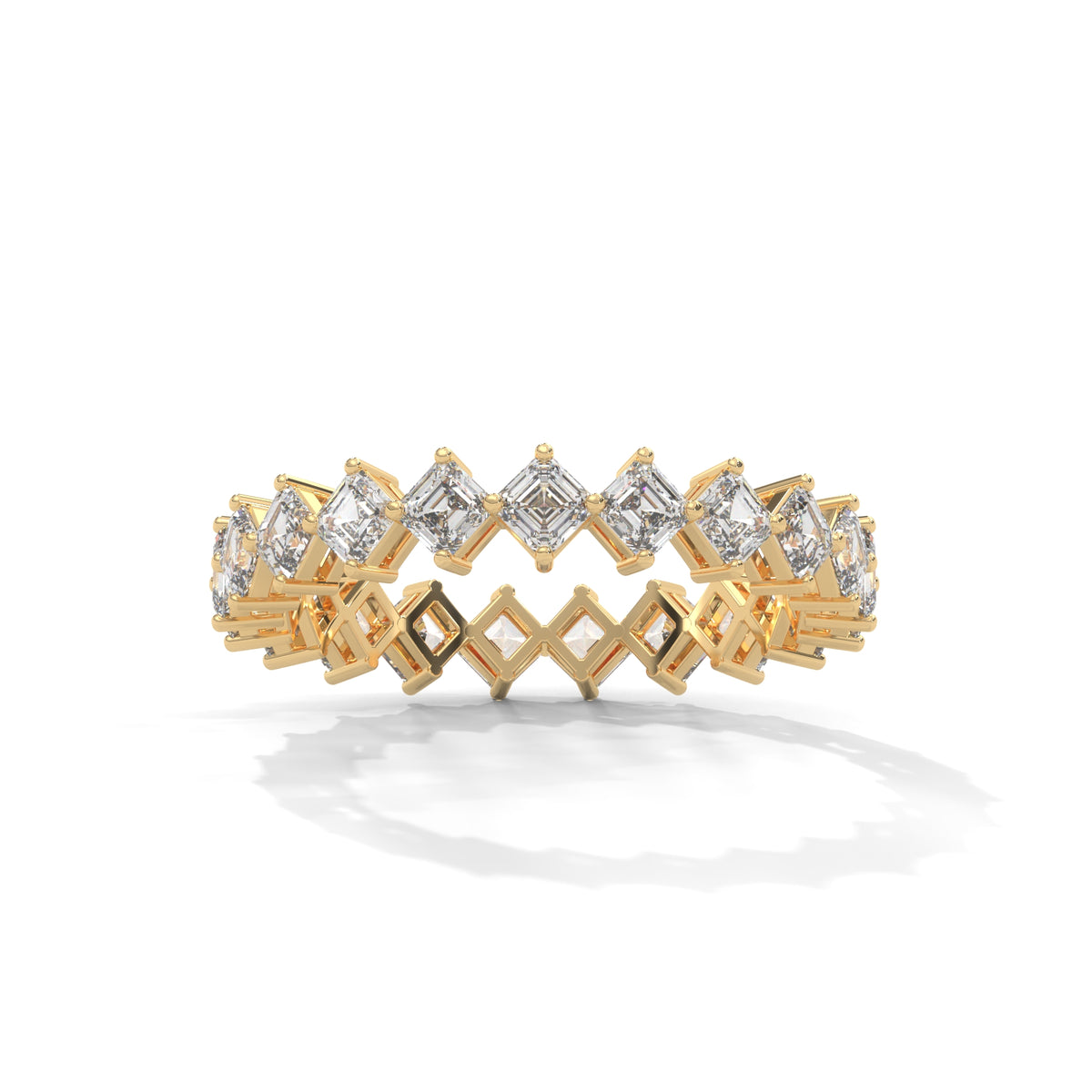 Cascading Squares Eternity Ring