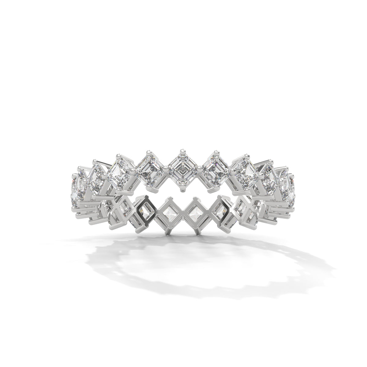 Cascading Squares Eternity Ring