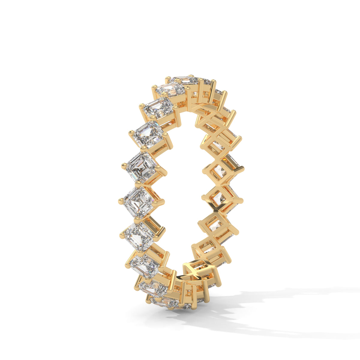Cascading Squares Eternity Ring