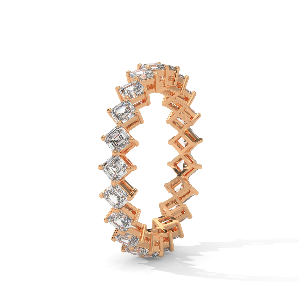 Cascading Squares Eternity Ring