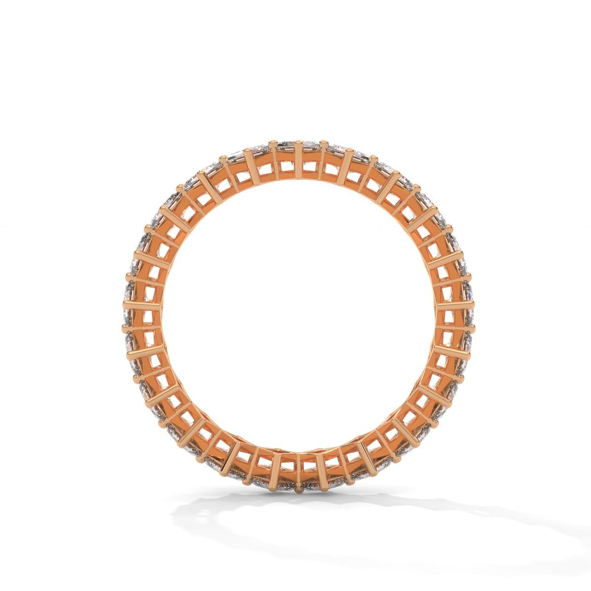 Cascading Squares Eternity Ring